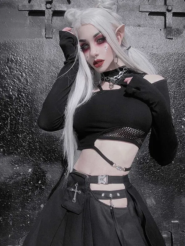 Alternative grunge top/ skirt