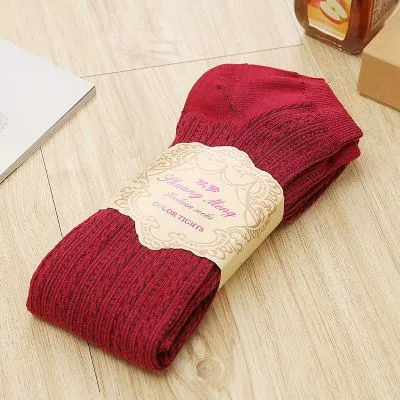 Girl's Winter Classic Knitted Spandex Leggings Leg Warmers