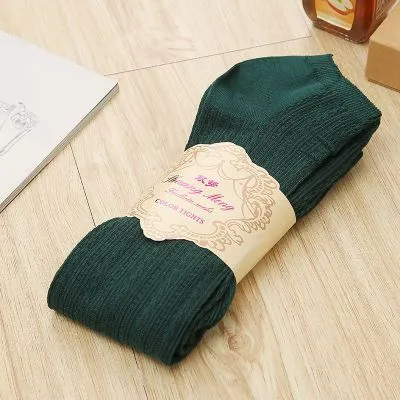 Girl's Winter Classic Knitted Spandex Leggings Leg Warmers