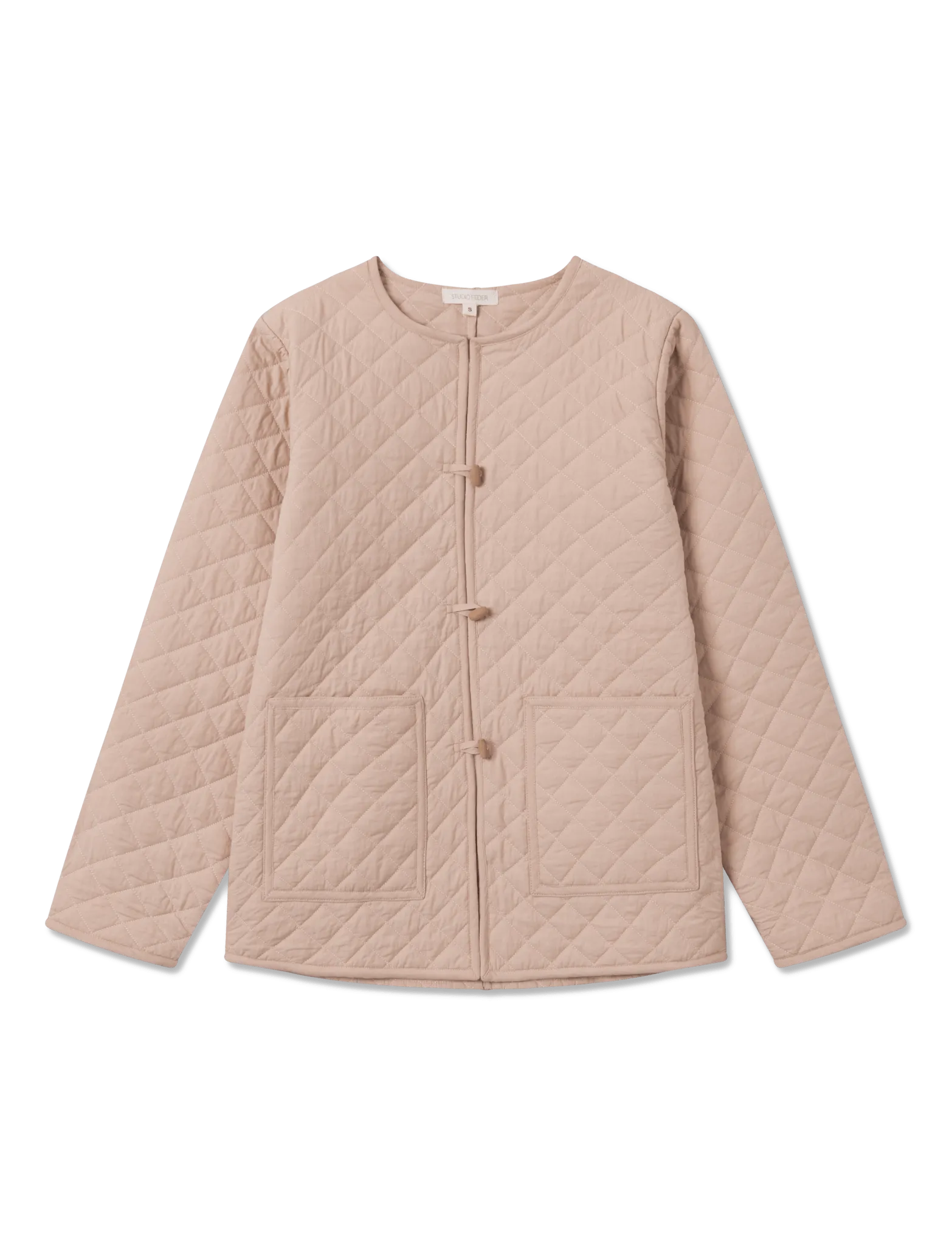 Lulu Quilted Jacket - SOFT ROSE