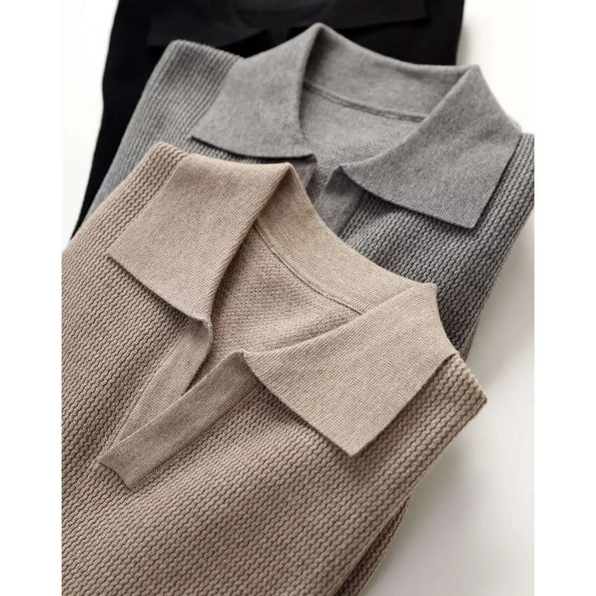 Luxe Polo Sweater