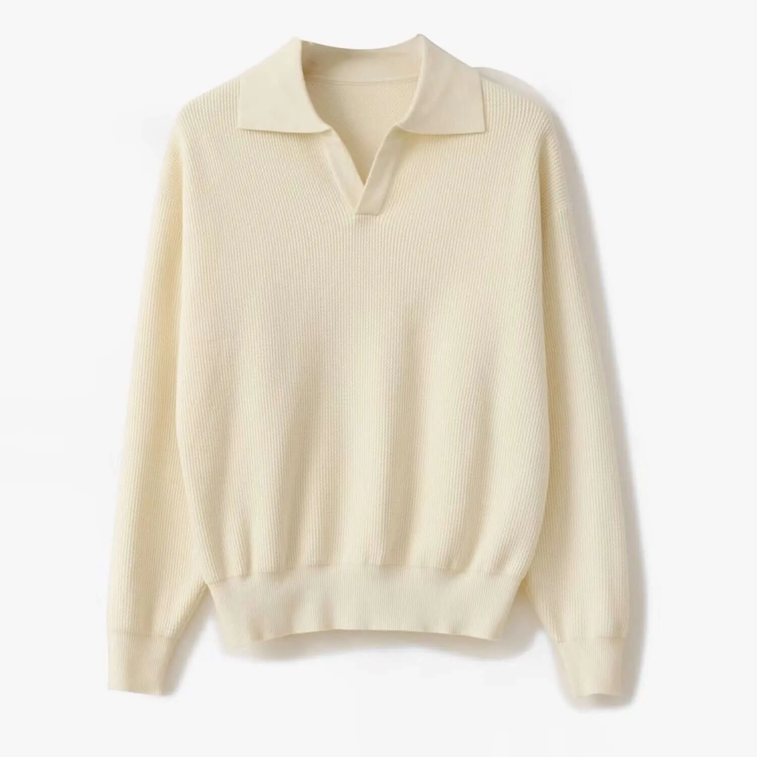Luxe Polo Sweater