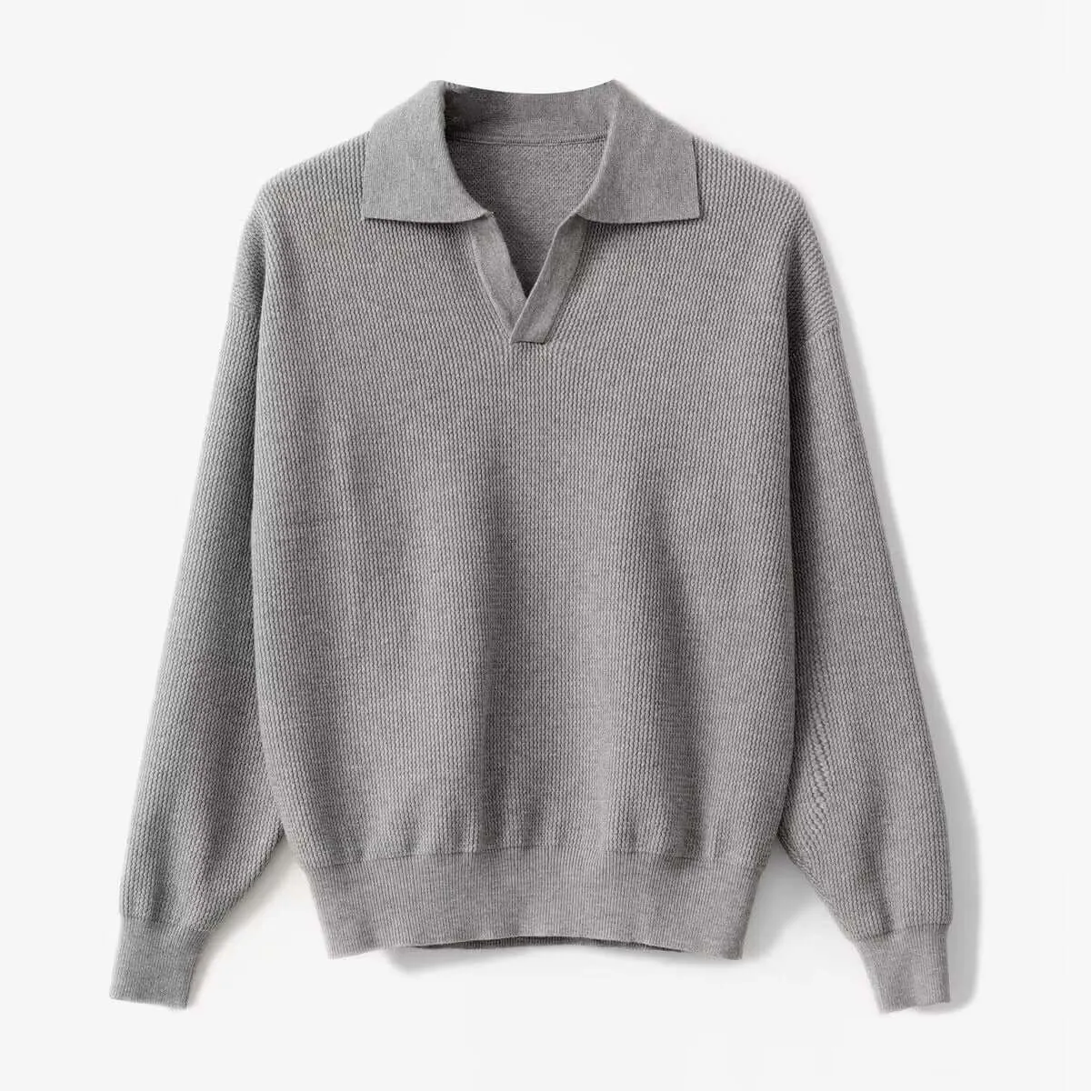 Luxe Polo Sweater