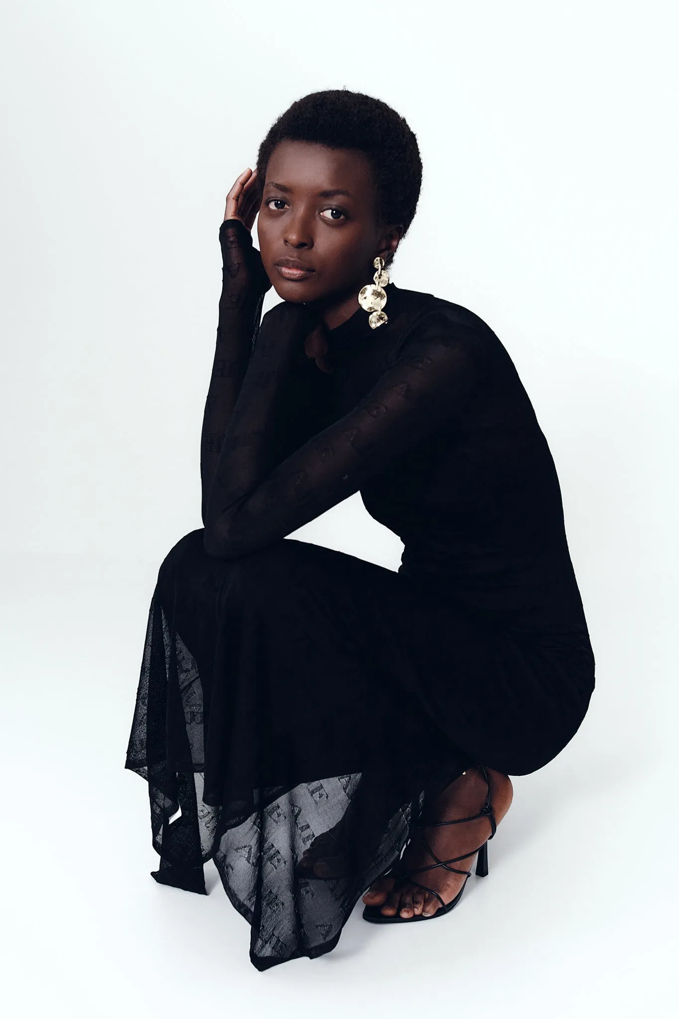 Metaphor Logo Knit Dress