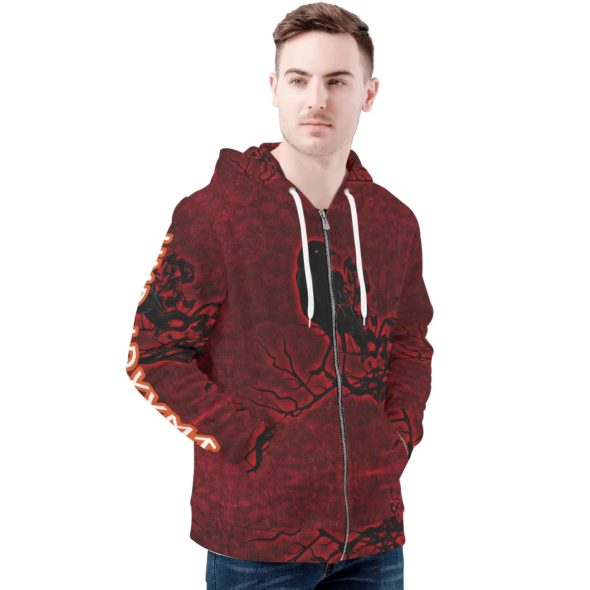 Nordic Nugget Men's Zip Up Hoodie