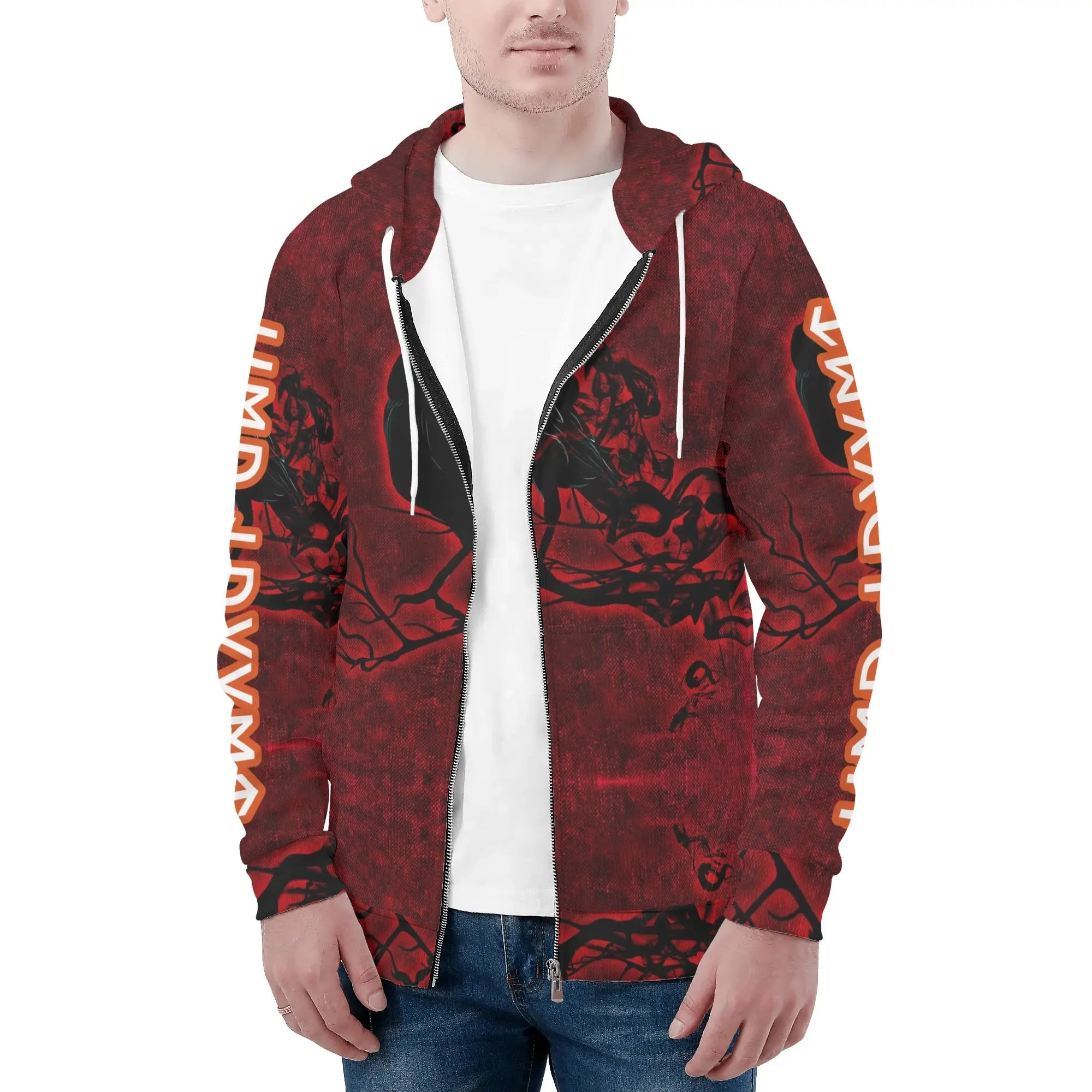 Nordic Nugget Men's Zip Up Hoodie