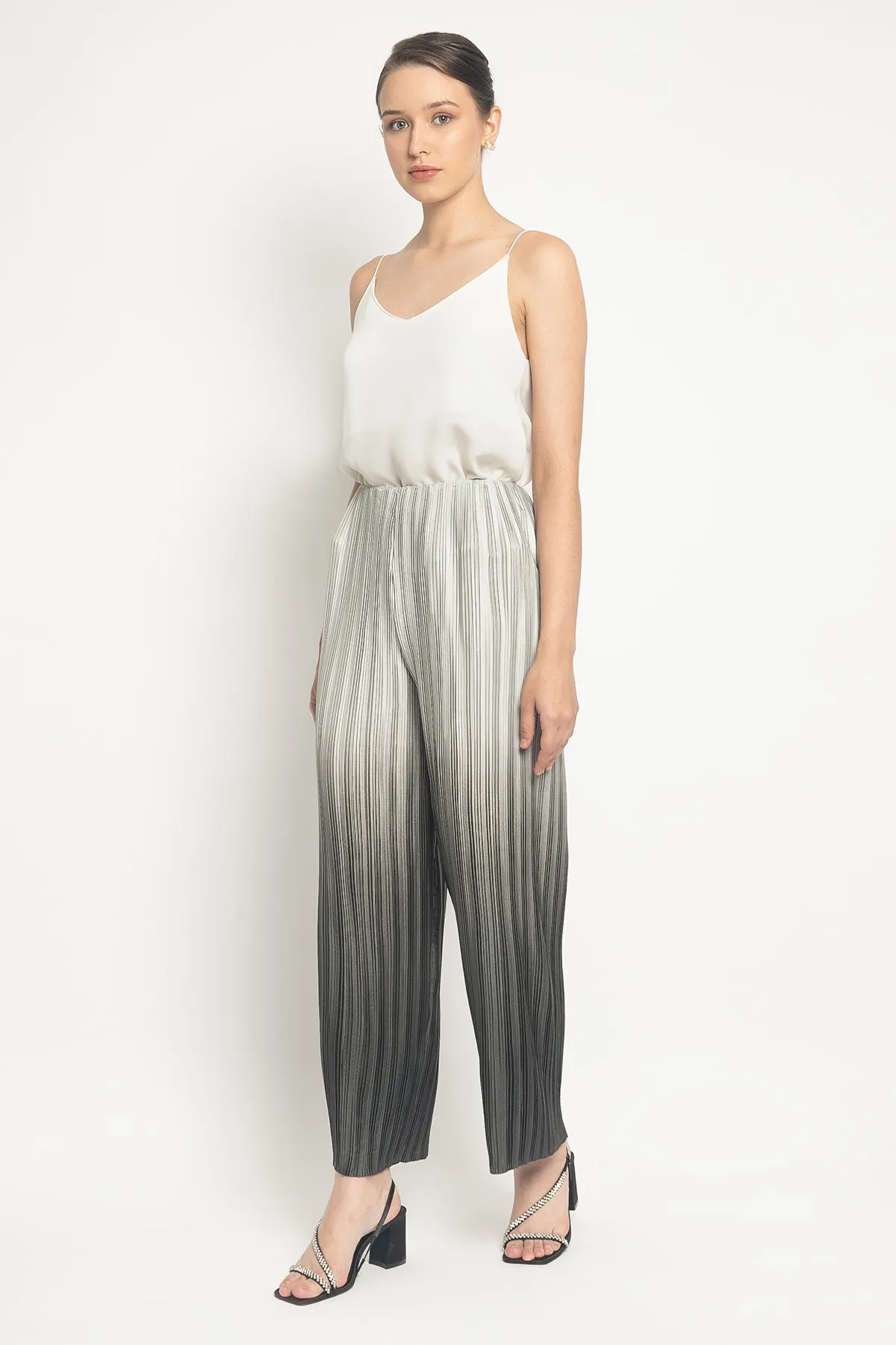 Pleated Pants in Grey