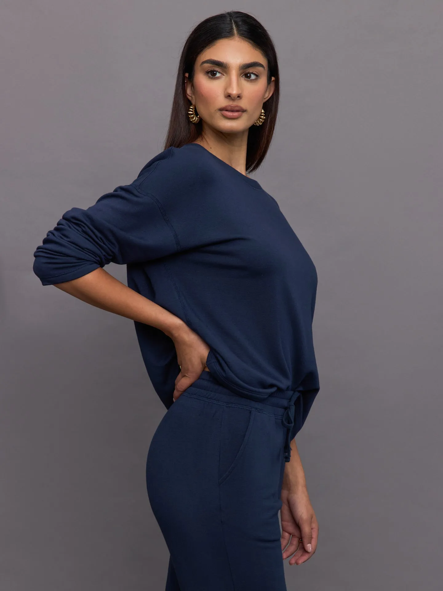 Pullover Sweatshirt - Navy Blazer